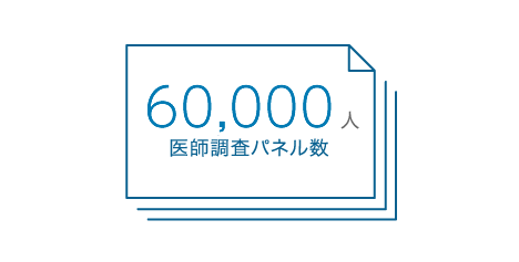60,000人 医師パネル